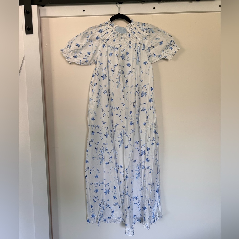 Hill House 	
The Caroline Nap Dress - Blue Botanical